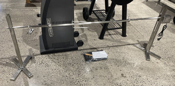 Electric Motor S/S Spit Set with 2m Rod